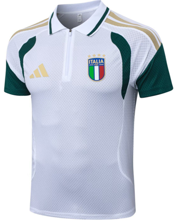 Polo Camisetas Italia 2026- - Authentic (White）
